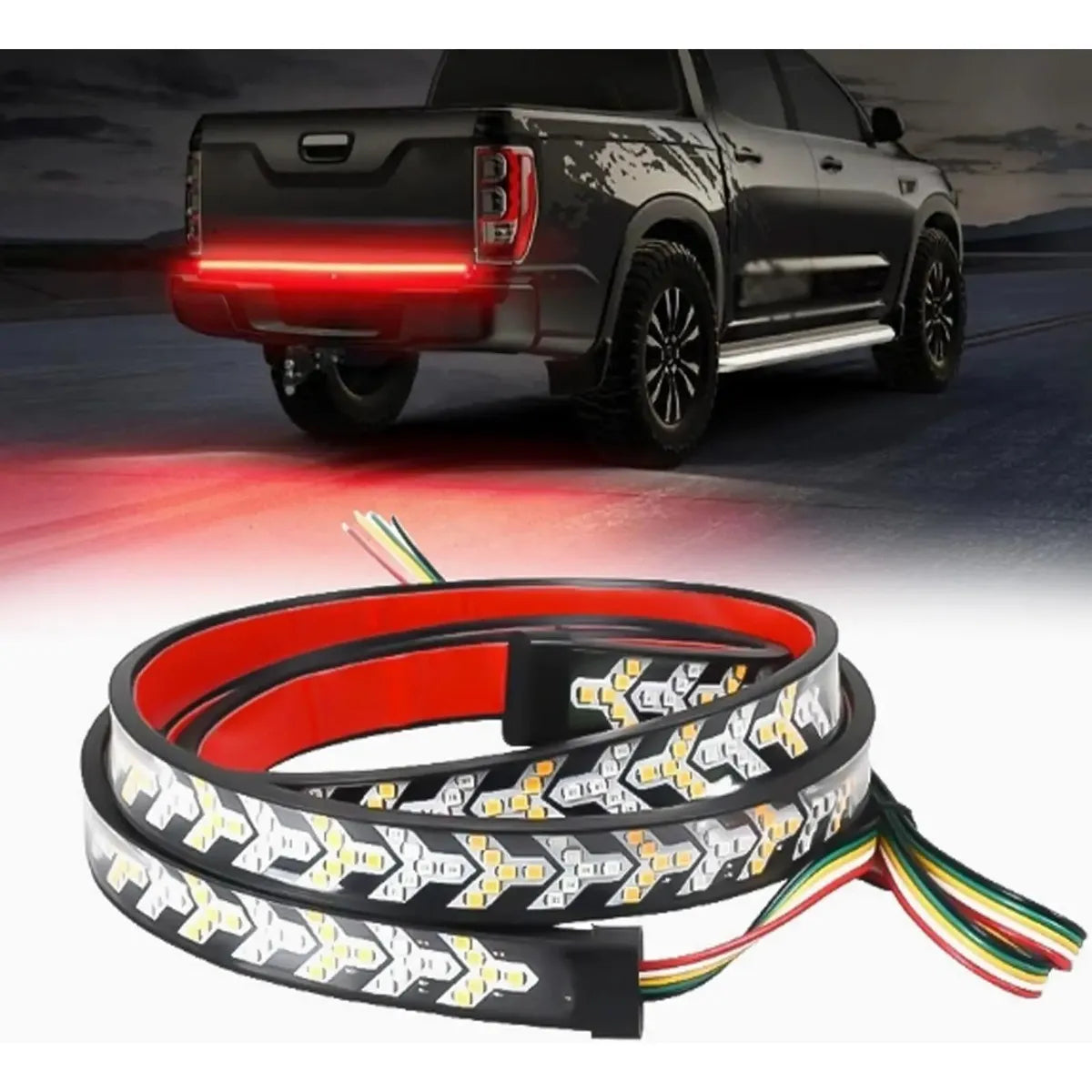 Tira de luces LED de 60 pulgadas para portón trasero