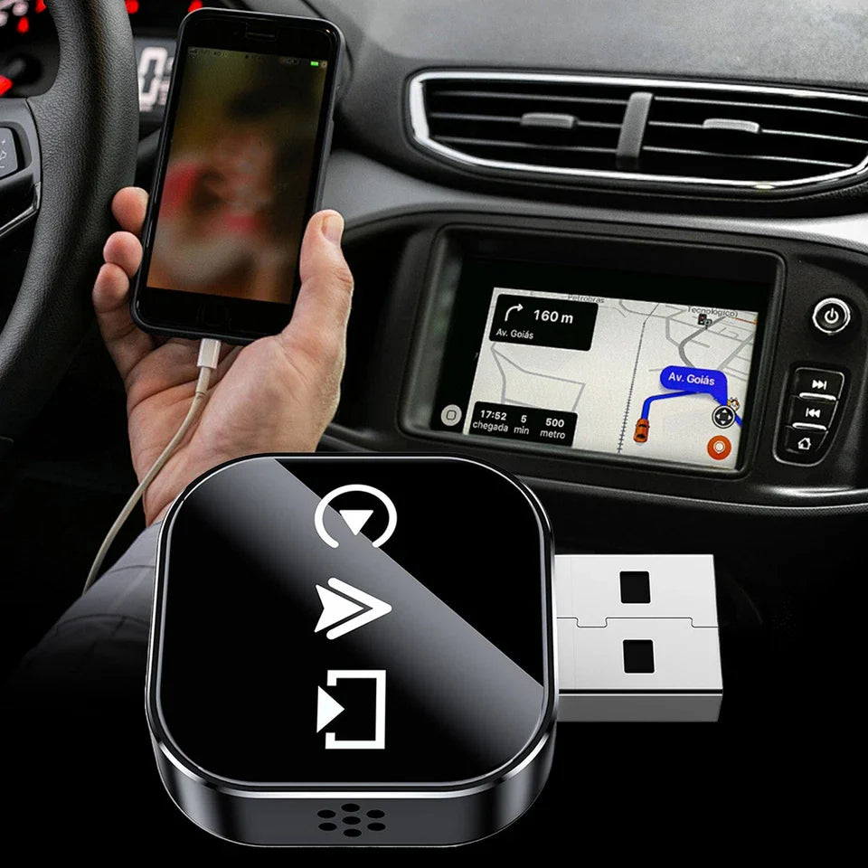 Adaptador CarPlay inalámbrico 3 en 1