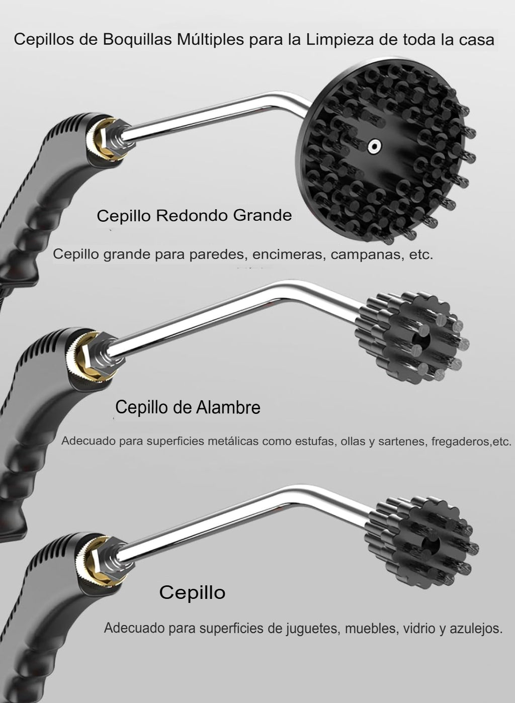 Limpiador a vapor portátil presurizado de alta temperatura de 2500 W