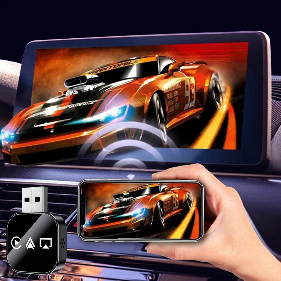 Adaptador CarPlay inalámbrico 3 en 1