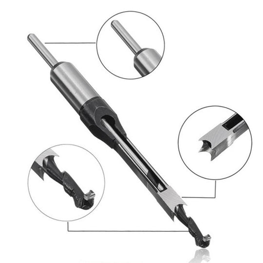 Brocas para Agujeros Cuadrados con Soporte Adaptador