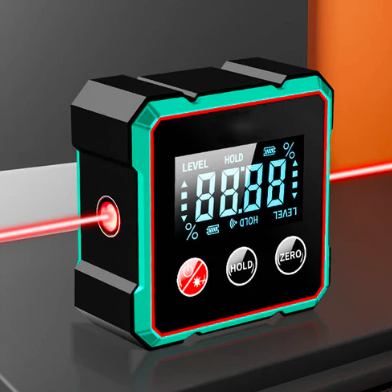 Buscador de ángulos digital magnético con láser electrónico