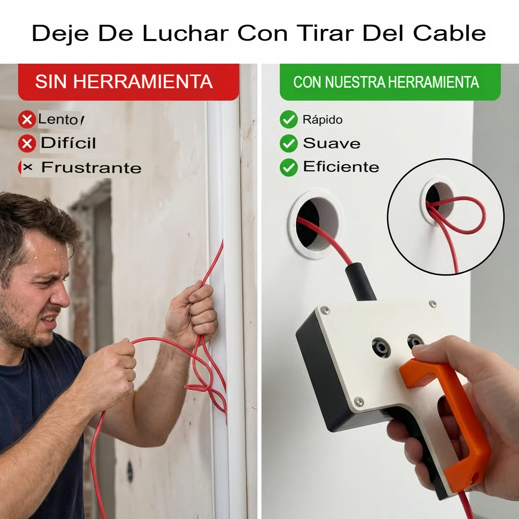 Herramienta eficiente para el tendido de cables