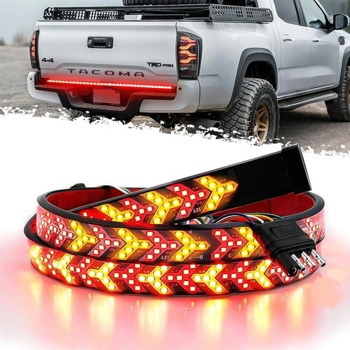 Tira de luces LED de 60 pulgadas para portón trasero