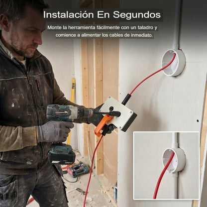 Herramienta eficiente para el tendido de cables